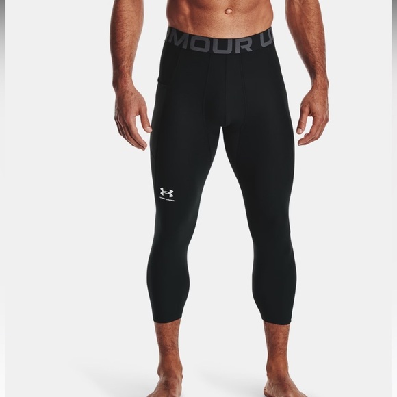 Under Armour Other - Under Armour Men's HeatGear® ¾ Leggings. Large. Black